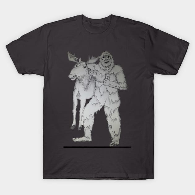 MooseSquatch T-Shirt by Squatchwerx